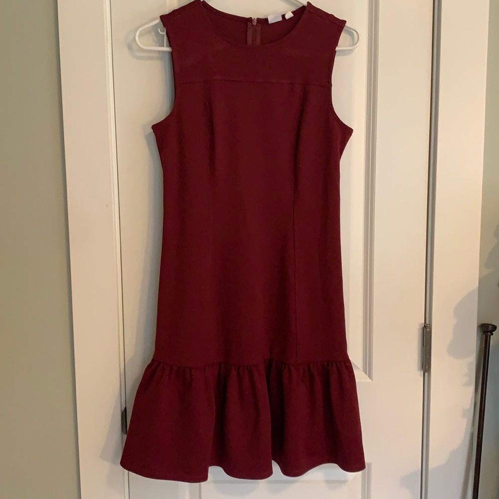 GAP Red Ruffle Dress